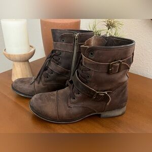 Dolce Vita Dark Brown Combat Boots